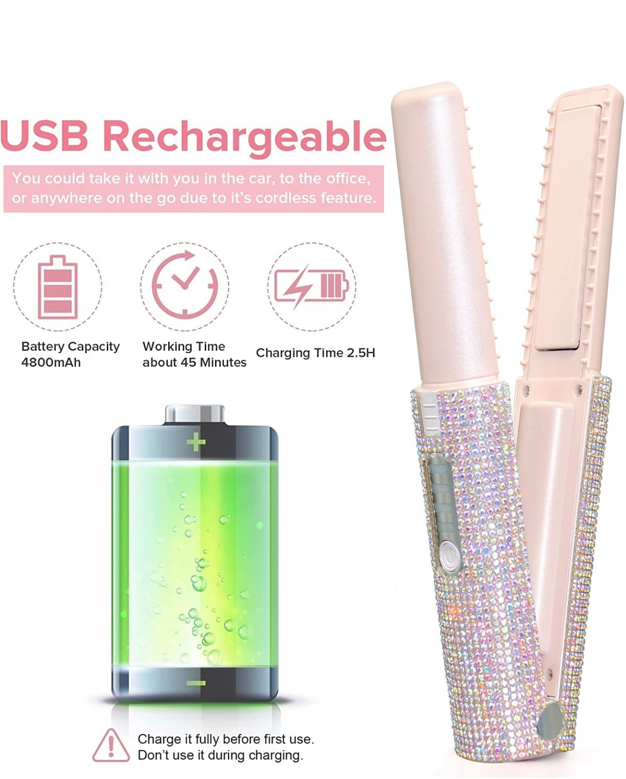 Bling Hair Straightener